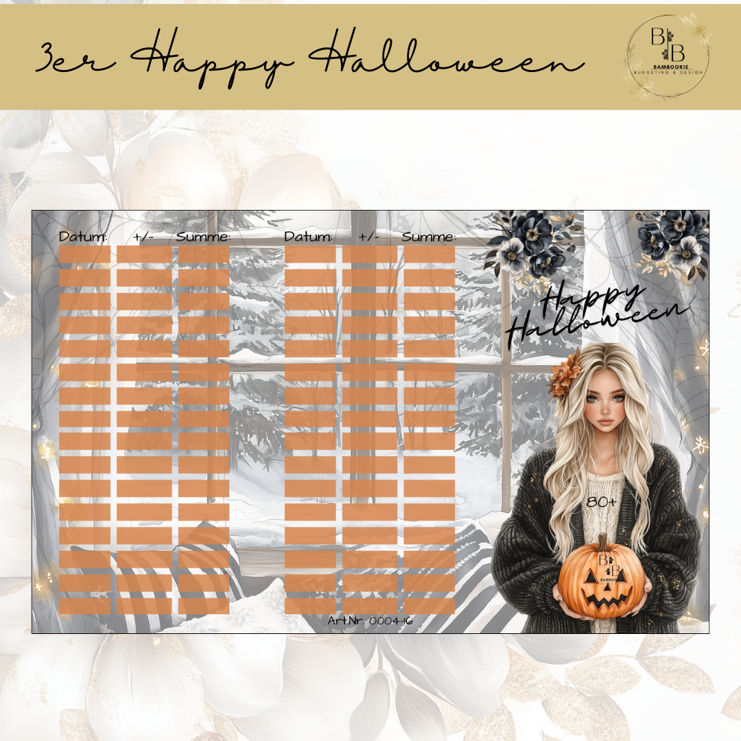 3er Happy Halloween