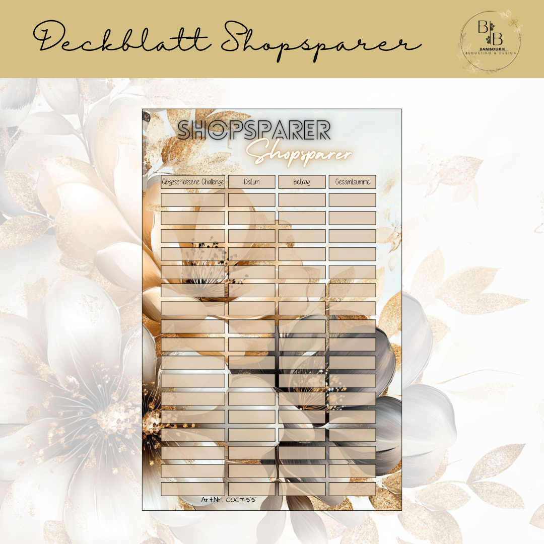 Deckblatt Shop Sparer