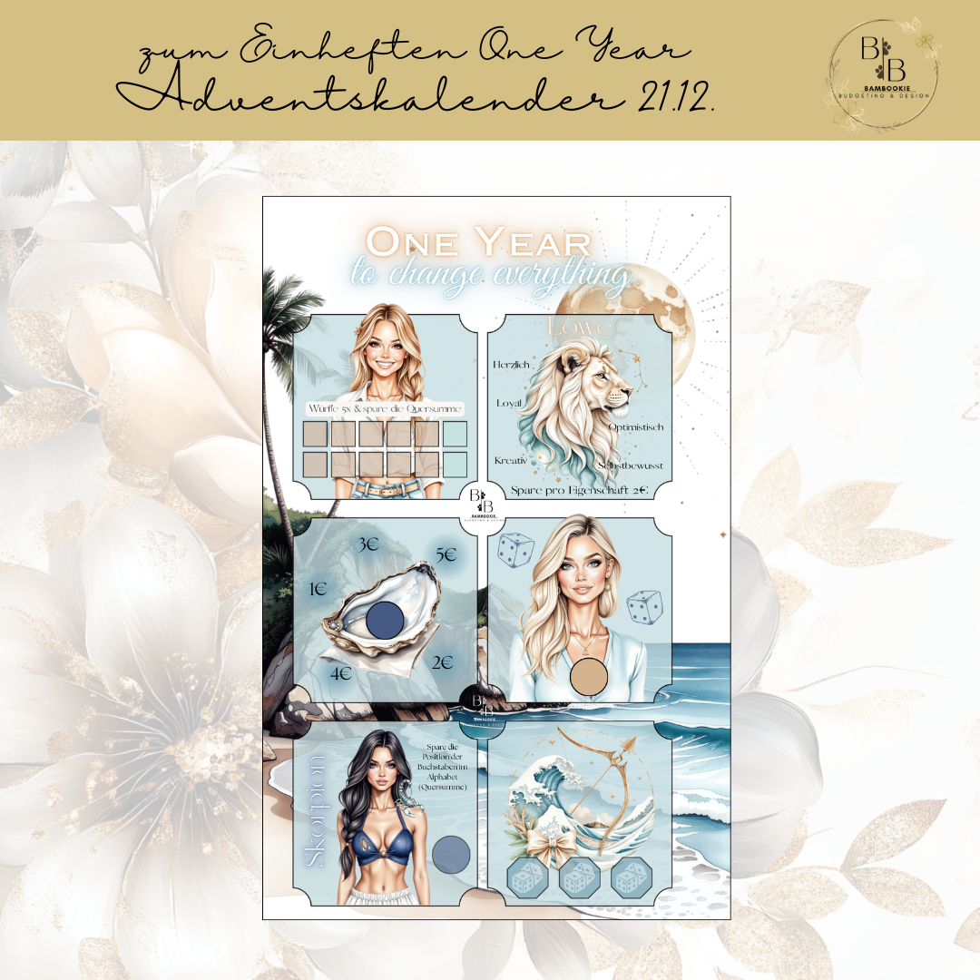 Jahreschallenge - One Year