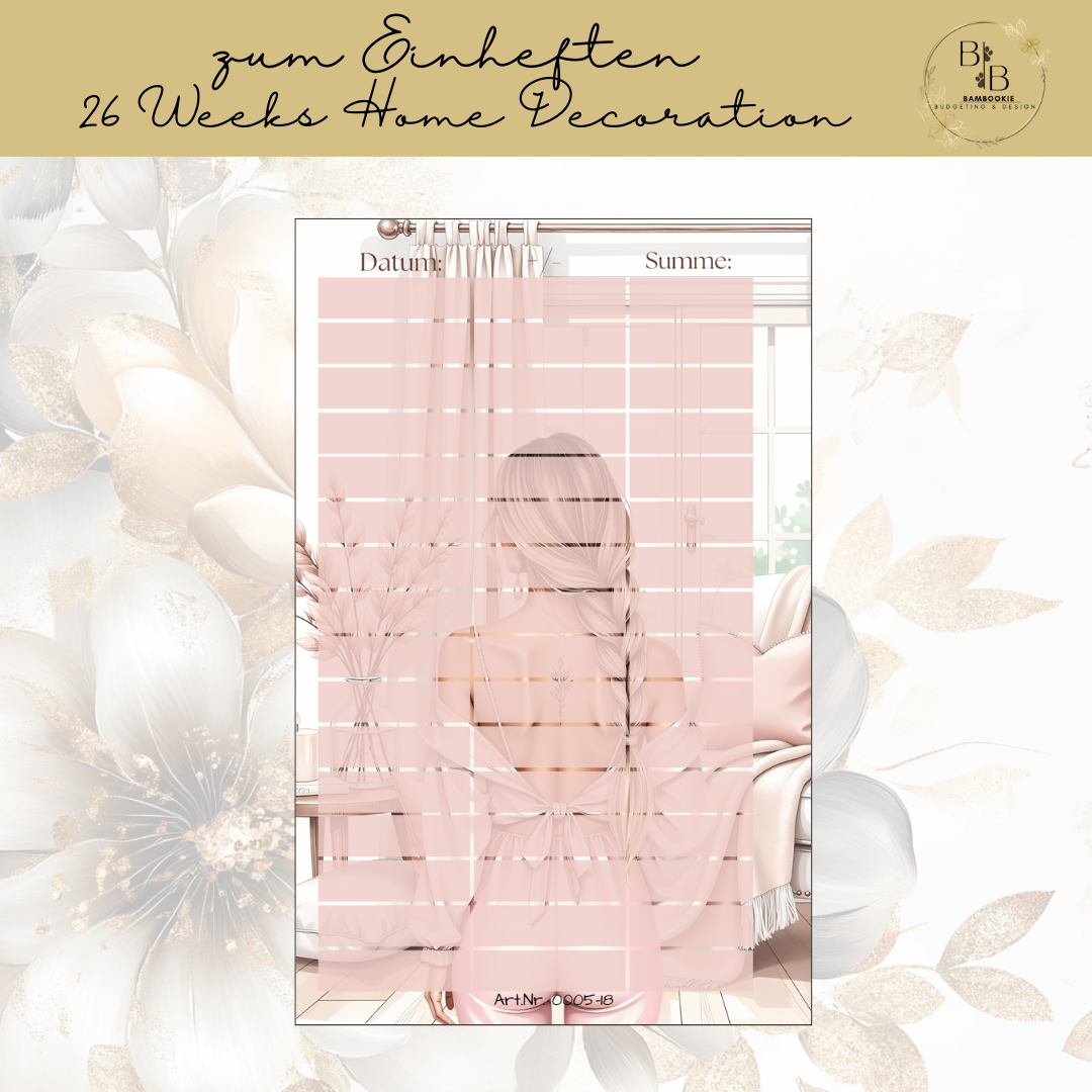 26 Weeks - Home Decoration