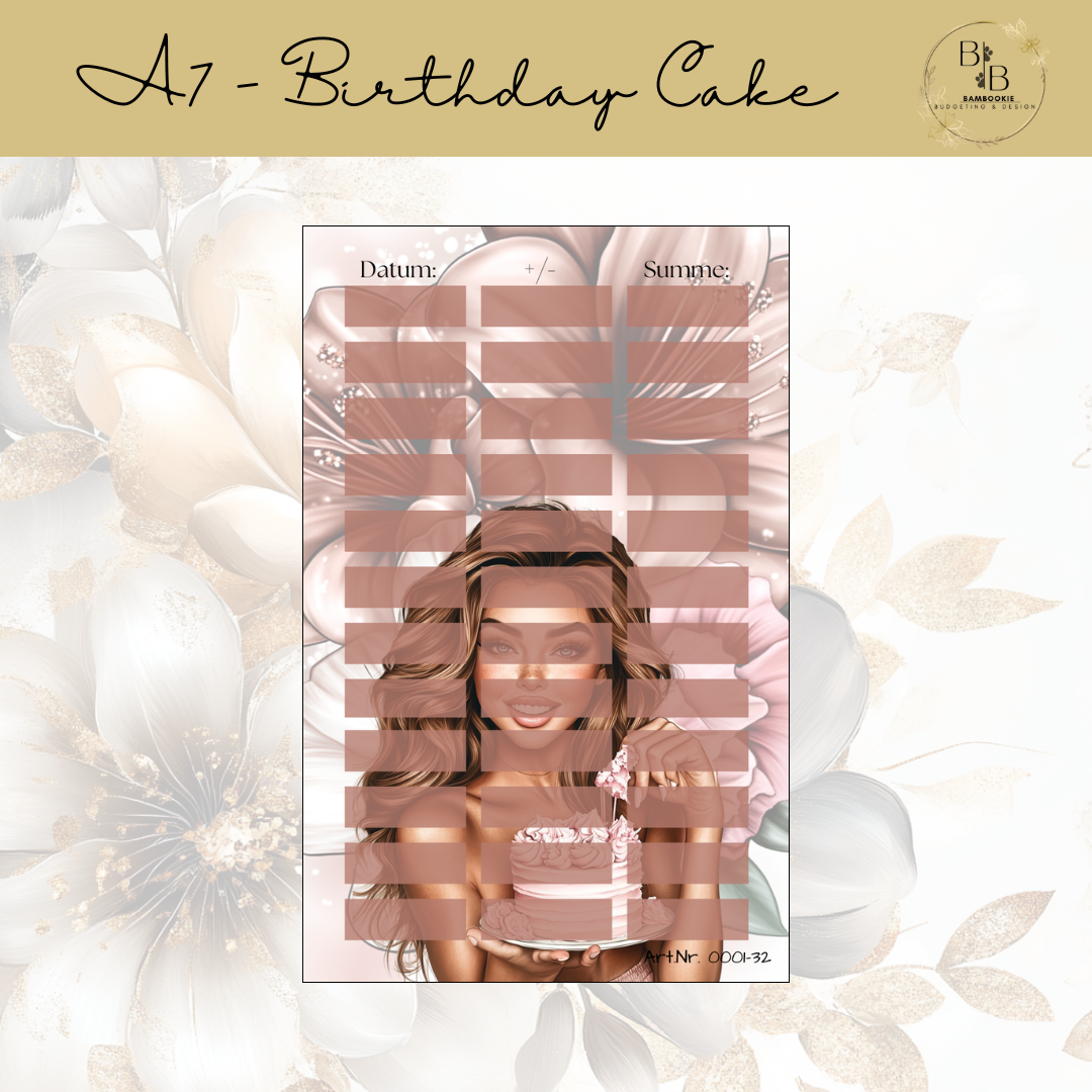 A7 Birthday Cake