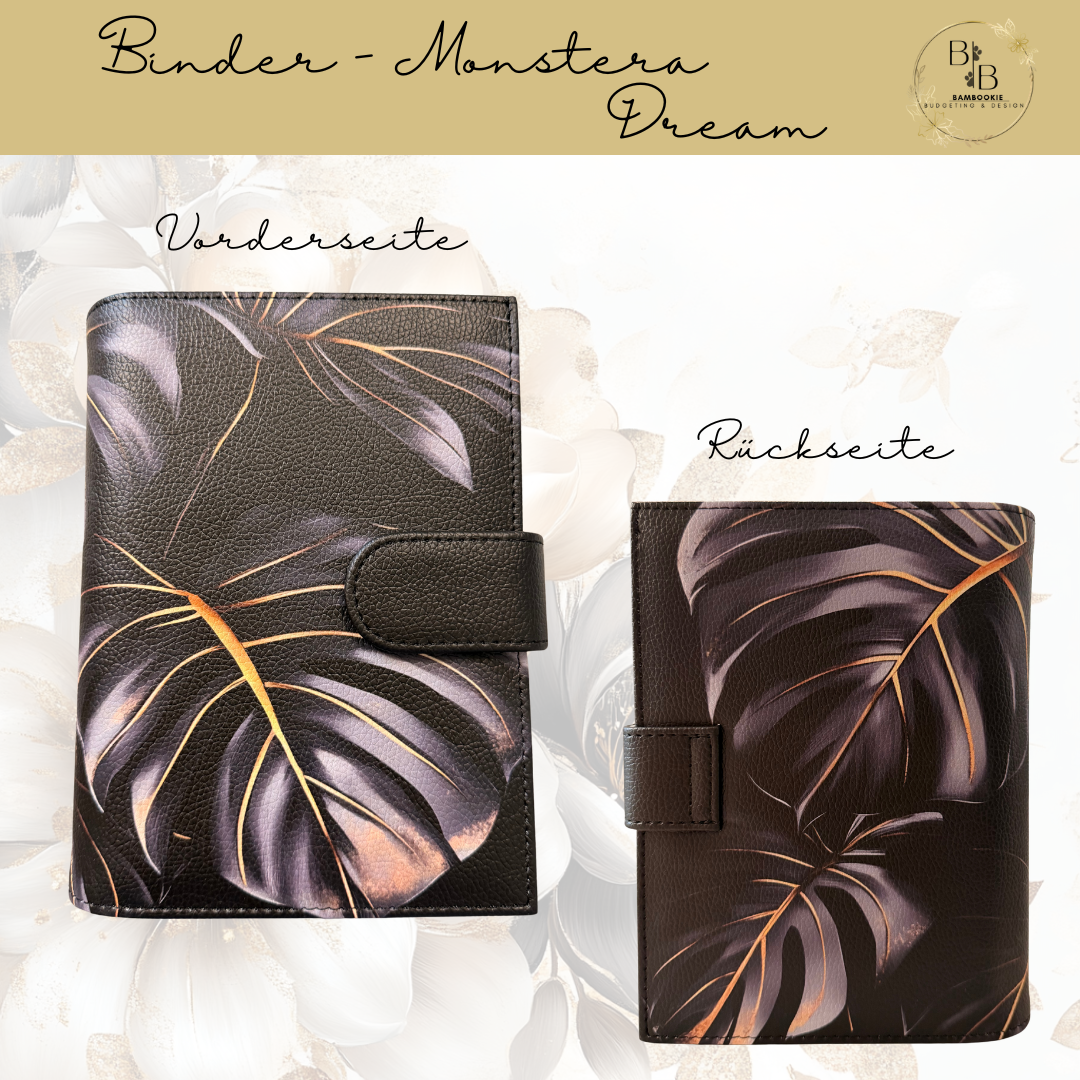 A6 Binder - Monstera Dream