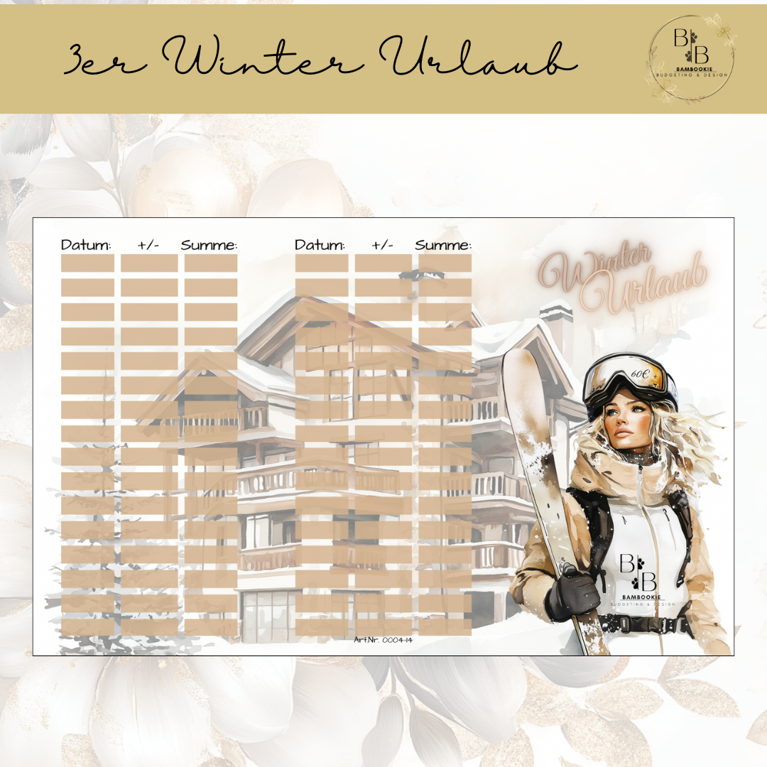 3er Winter Urlaub