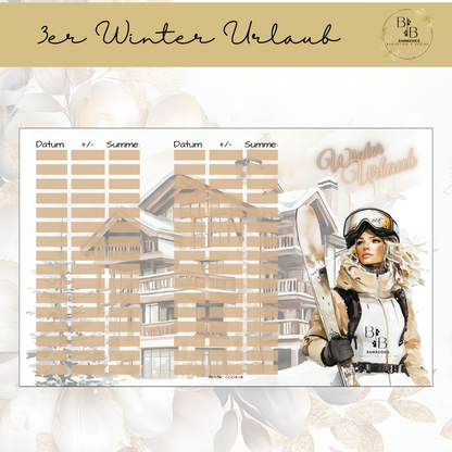 3er Winter Urlaub