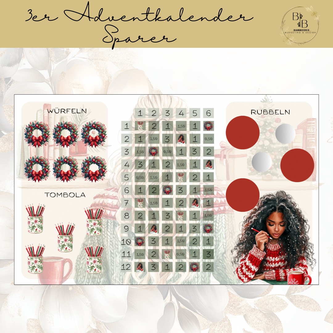 3er Adventkalender Sparer