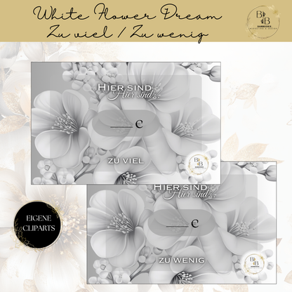 White Flower Dream Binder Bundle