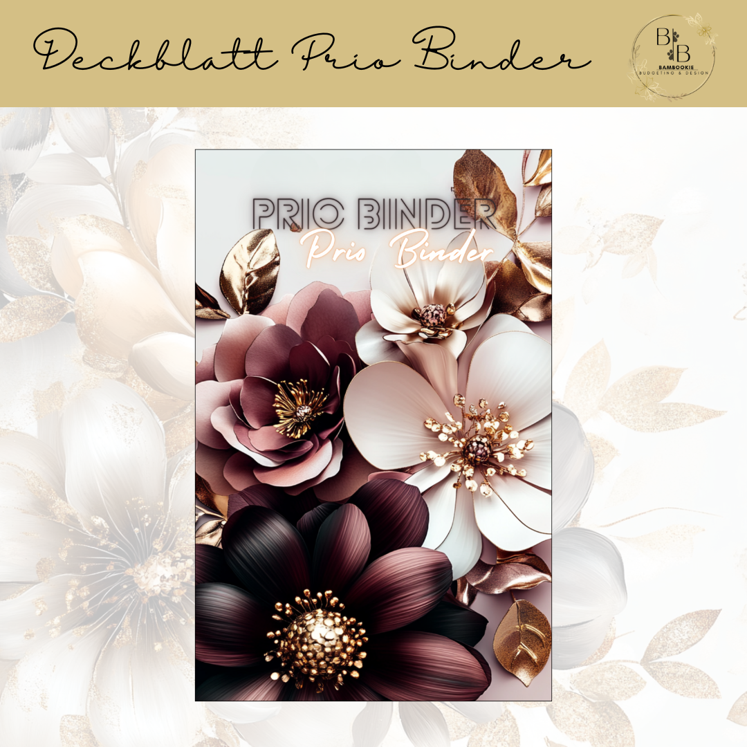 Deckblatt Prio Binder