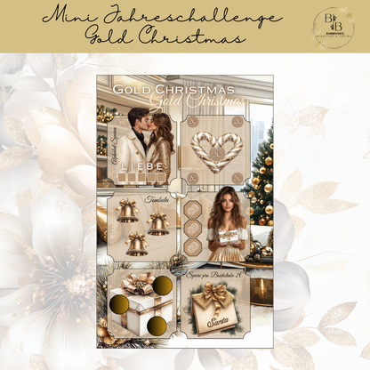 Mini Jahreschallenge - Gold Christmas