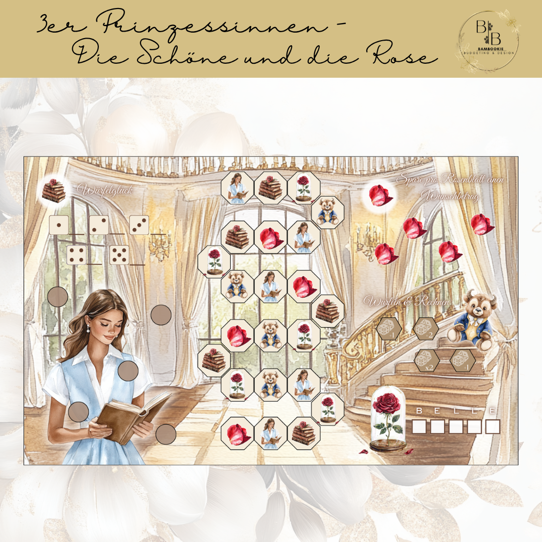 3er Die Schöne und die Rose - Prinzessinnen Sparweg