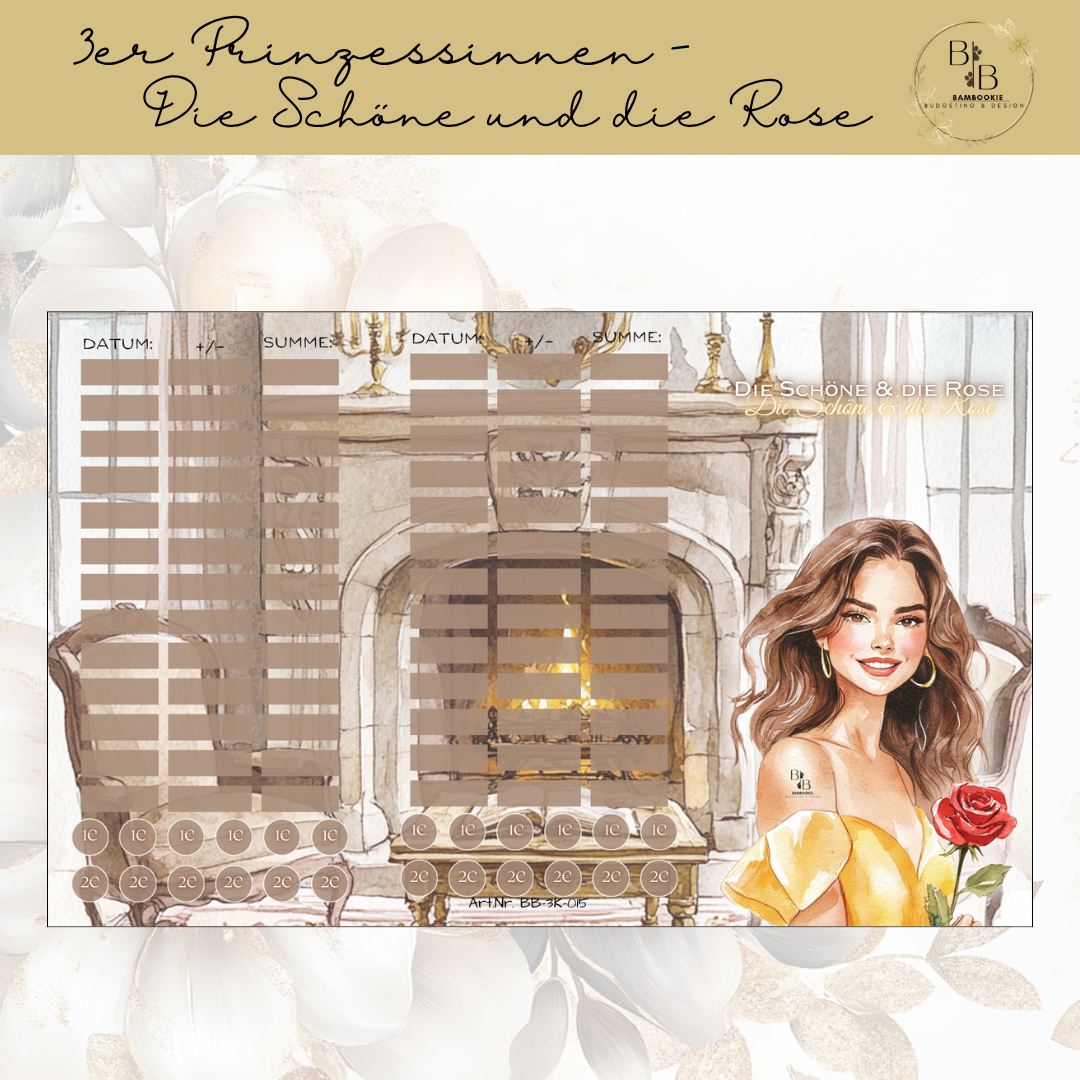 3er Die Schöne und die Rose - Prinzessinnen Sparweg
