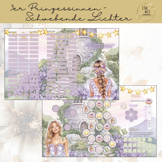 3er Schwebende Lichter - Prinzessinnen Sparweg