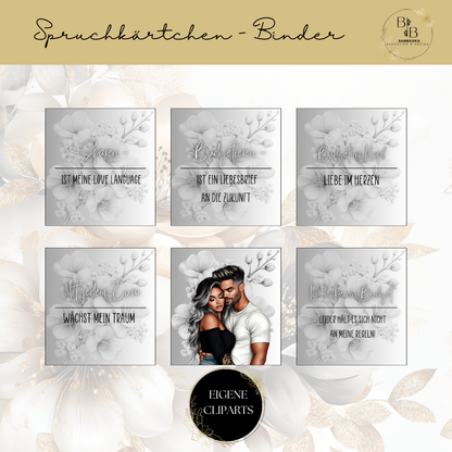 White Flower Dream Binder Bundle