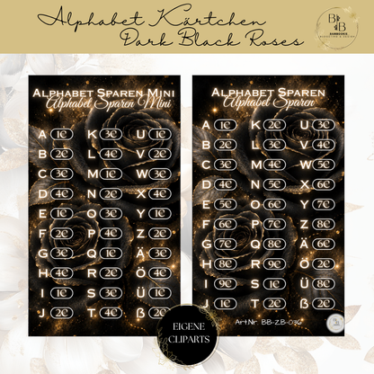 Dark Black Roses Binder Bundle