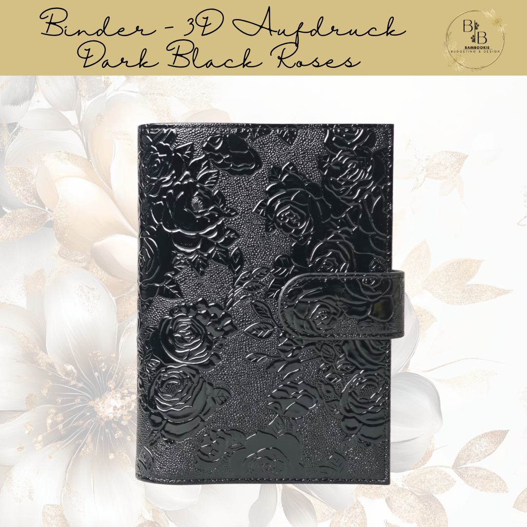 Dark Black Roses Binder Bundle