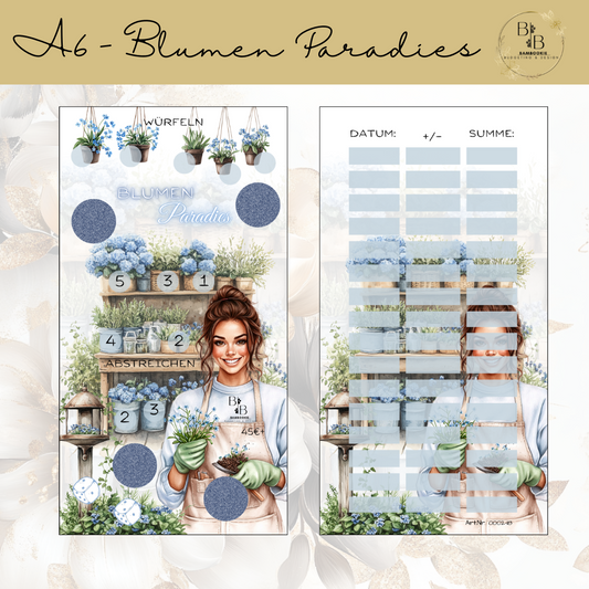 A6 Blumen Paradies