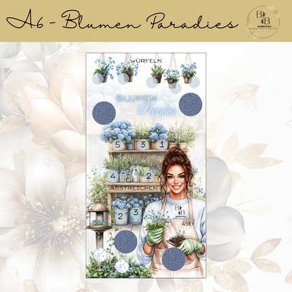 A6 Blumen Paradies