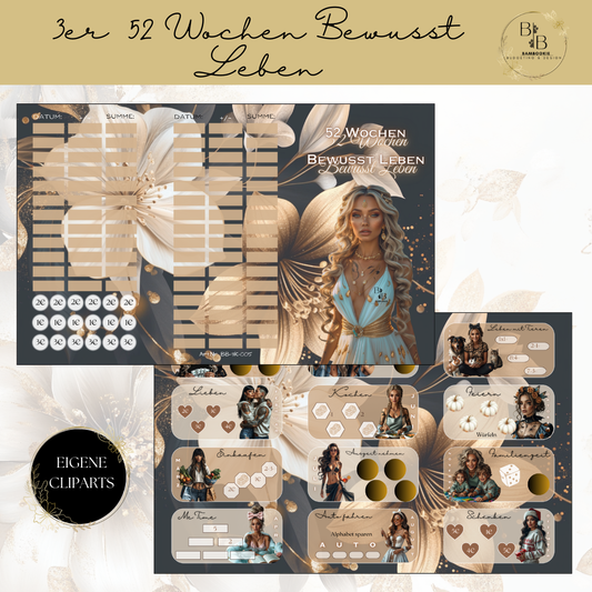 B WARE - 3er 52 Wochen Bewusst Leben