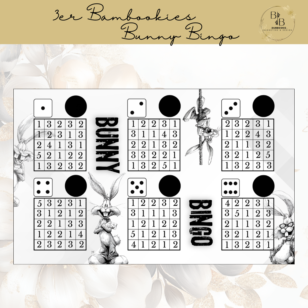 3er Bambookies Bunny Bingo