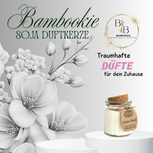 Soja Duftkerze im Glas