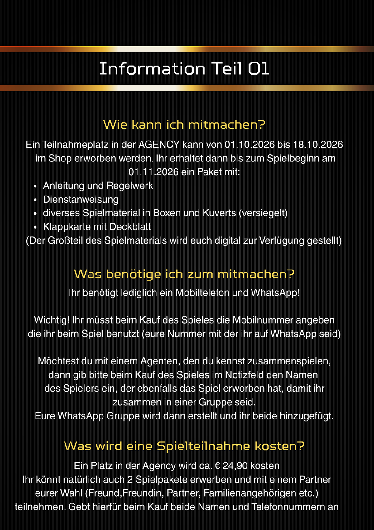The Agency 2026 - Rettet Weihnachten