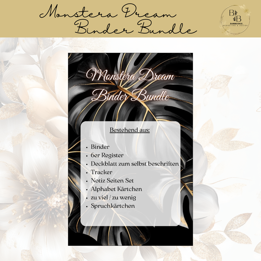Monstera Dream Binder Bundle