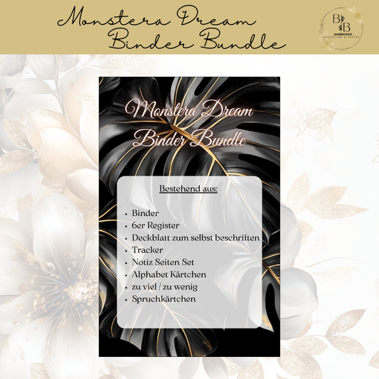 Monstera Dream Binder Bundle